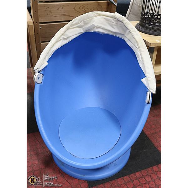 CHILD'S COVERED EGG CHAIR