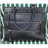 Image 1 : LADIES LARGE BLACK PURSE WITH GOLD ZIPPER ACCENTS