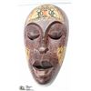 Image 1 : WOOD INDONESIAN FACE MASK WALL HANGING