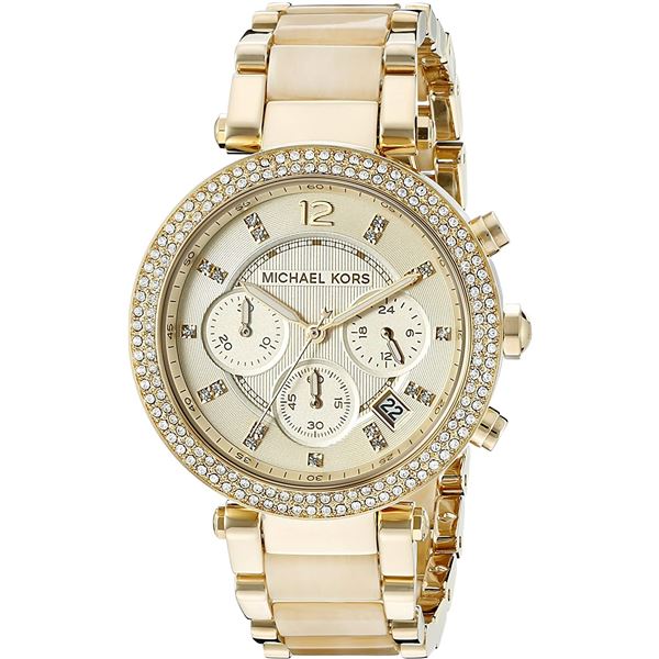 NEW MICHAEL KORS PARKER 39MM 3-CHRONO MSRP $395