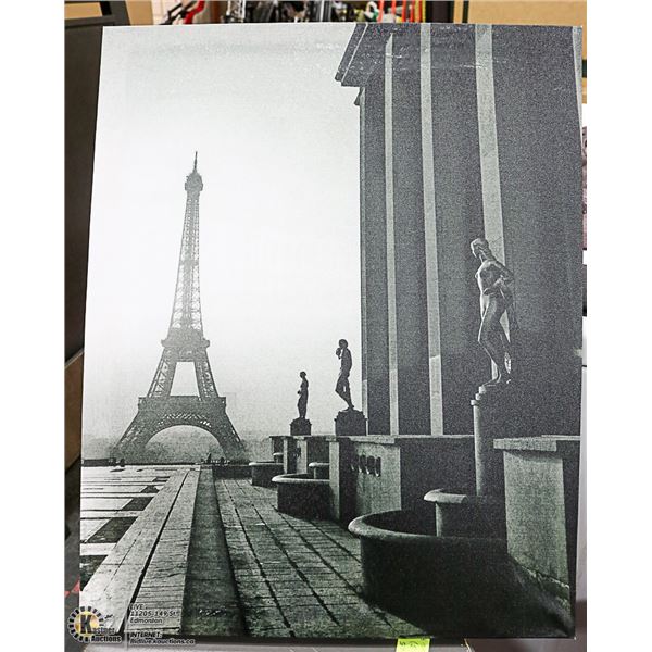 CANVAS 20 X 15.5" PARIS EIFFEL TOWER
