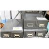 Image 1 : 3 FILE CABINETS OF MOVIE CARDS