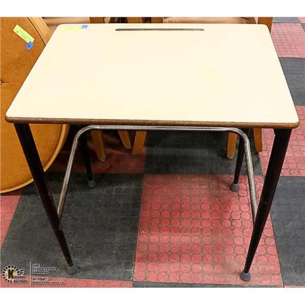 SMALL VINTAGE STUDENT DESK