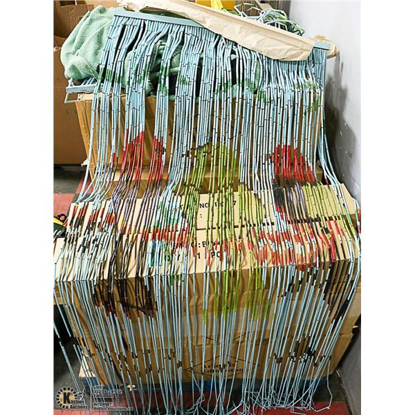 NEW BEADED CURTAIN / WALL HANGING WITH 3 PARROTS