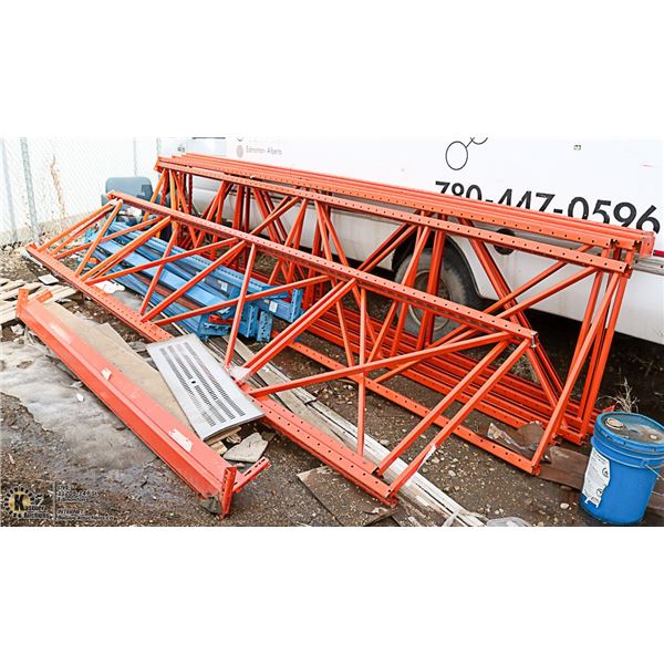 LOT OF ASSORTED PALLET RACKING