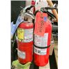 Image 1 : LOT OF 2 FIRE EXTINGUISHERS CHARGED