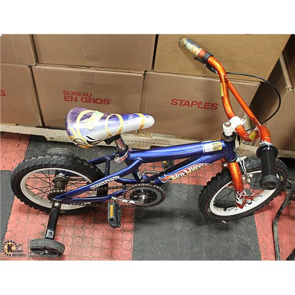 KIDS BIKE HOTWHEELS