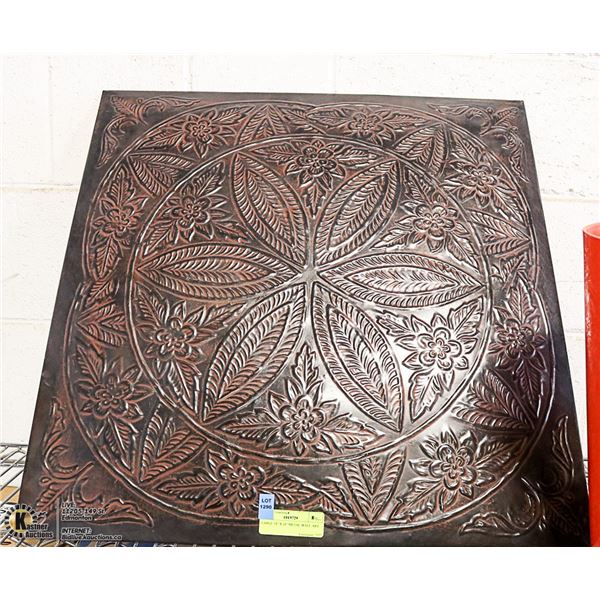 LARGE 24" X 24" METAL WALL ART