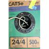 Image 1 : BOX OF CAT 5E CABLE 24/4 GAUGE