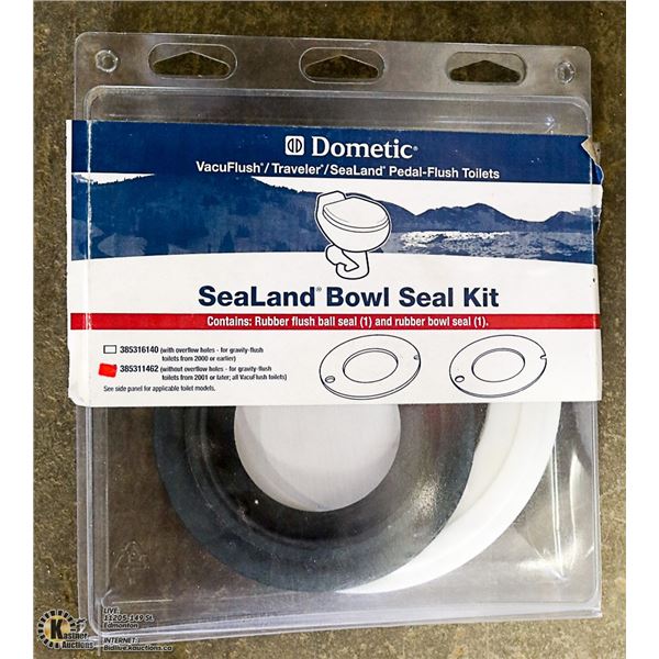DOMESTIC TOILET BOWL SEAL FOR TRAVEL TRAILER OR