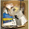 Image 1 : BOX OF MISC PARTS,TRAVEL TRAILER PARTS,REMOTES,