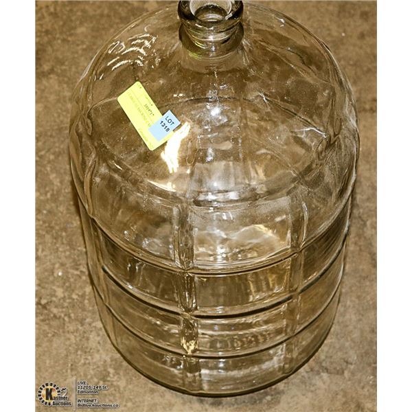 1 LARGE GLASS WINE CARBOY