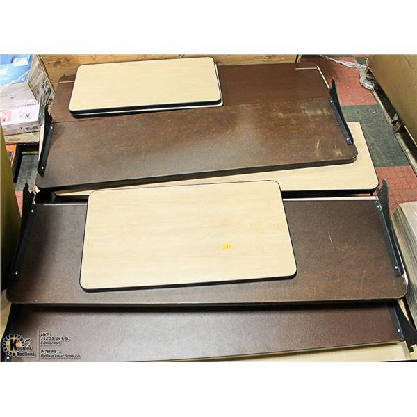 PALLET OF STORE DISPLAY SHELVES. MUST BE REMOVED