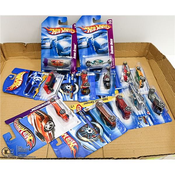 FLAT OF 15 ASSORTED HOTWHEELS