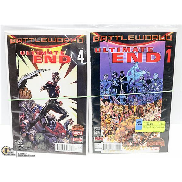 MARVEL ULTIMATE END COMIC LOT 1-5