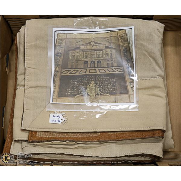 SAO CARLOS NATIONAL THEATER WALL TAPESTRY WITH