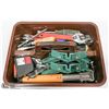 Image 1 : BROWN TRAY OF ASSORTED TOOLS