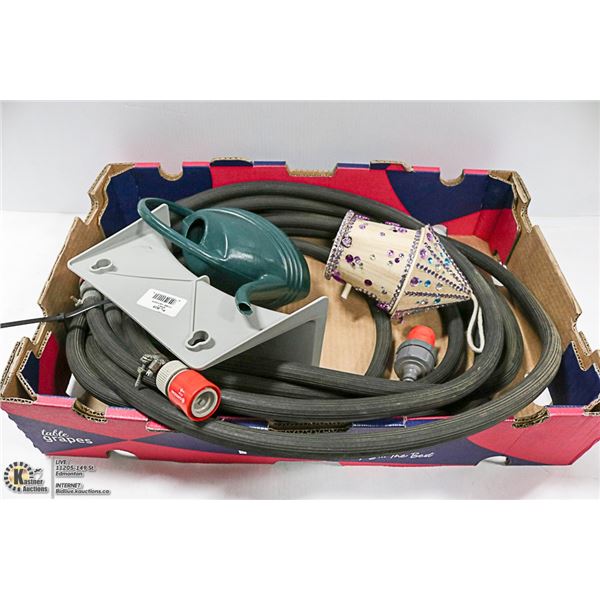 LARGE FLAT WITH GARDEN SUPPLIES AND DECOR INCL.