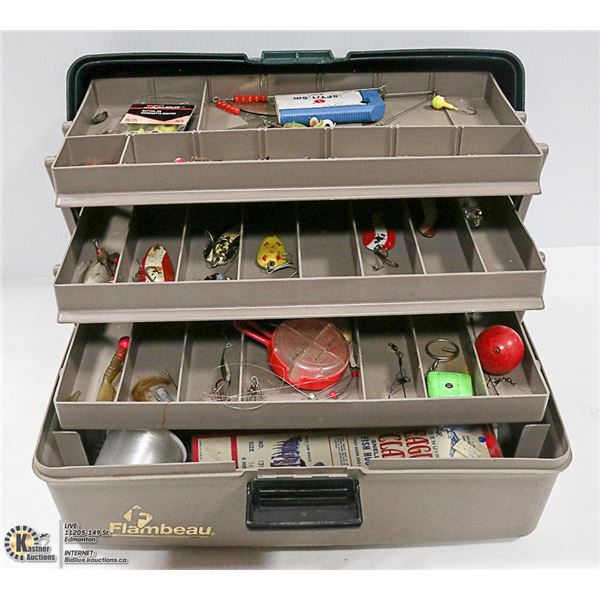 PROFESSIONAL TACKLE BOX WITH TACKLE