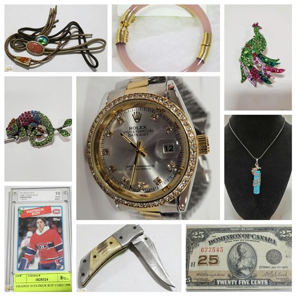FEATURED SHOWCASE COLLECTIBLES AND JEWELLERY