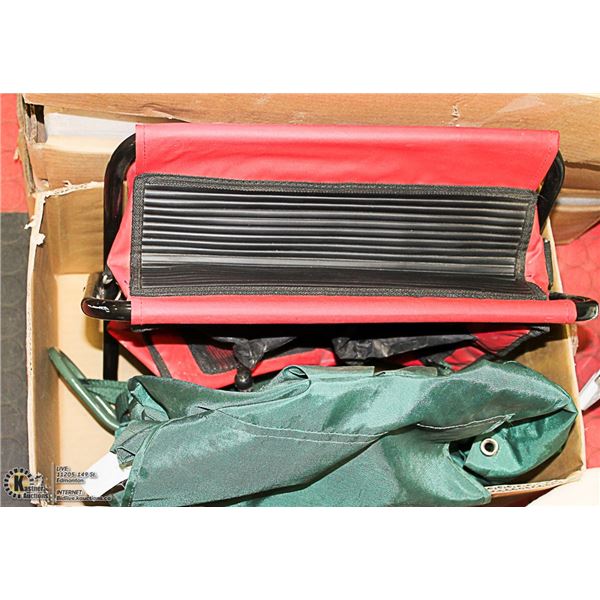 BOX WITH SKYLINE HARD FRAME BACKPACK AND FOLD-