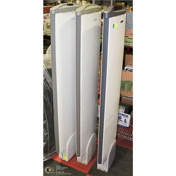 LOT OF 3 ANTI THEFT GATES - AS IS