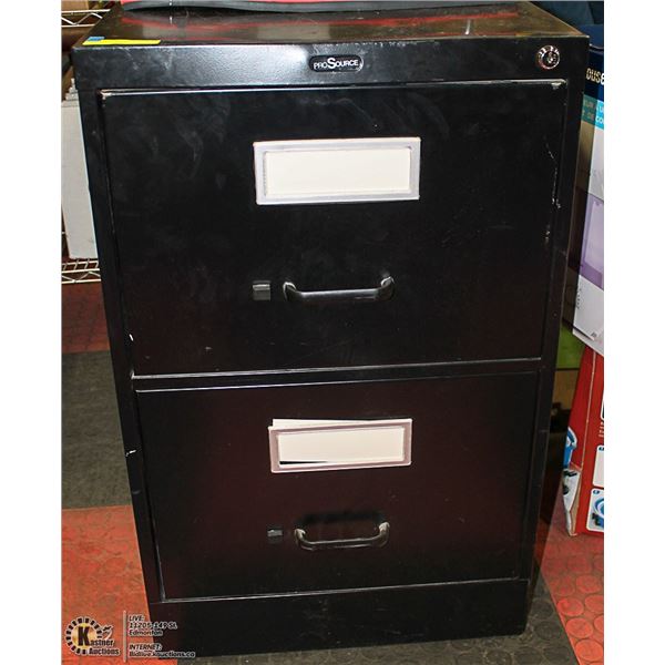 2 DRAWER FILING CABINET-18"X27"X29"H