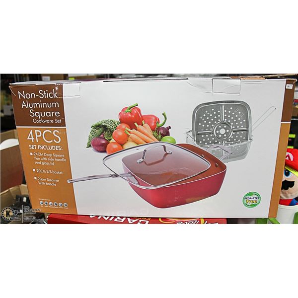 4 PIECE NON STICK COOKWARE SET