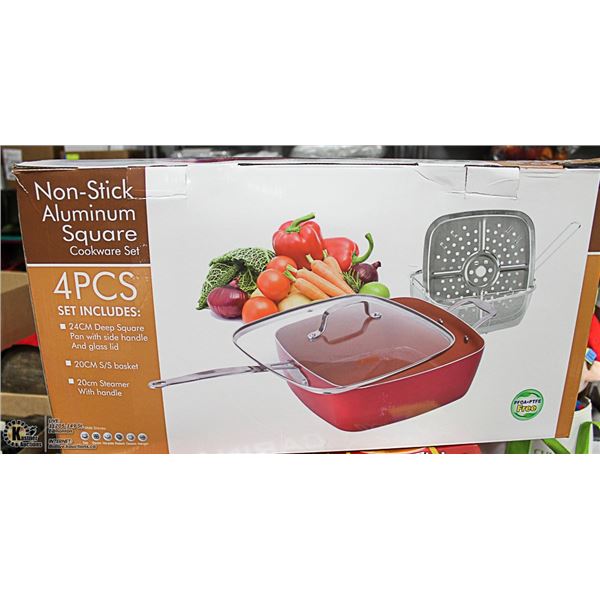 4 PIECE NON STICK COOKWARE SET