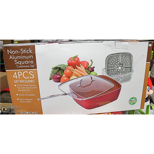 4 PIECE NON STICK COOKWARE SET