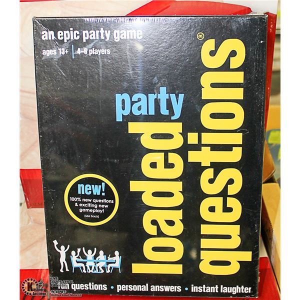 PARTY LOADED QUESTIONS GAME