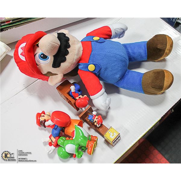 LOT OF SUPERMARIO COLLECTIBLE MCDONALD'S TOYS