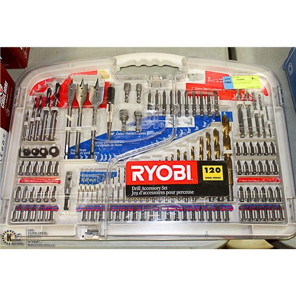 RYOBI DRILL ACCESORY SET