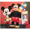 Image 1 : LOT OF VINTAGE MICKEY MOUSE COLLECTIBLES SUCH AS