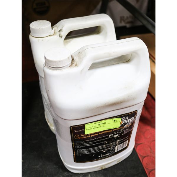 2 JUGS AIR TOOL OIL
