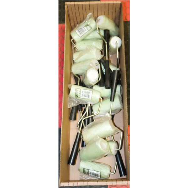 BOX OF 16 PAINT ROLLERS