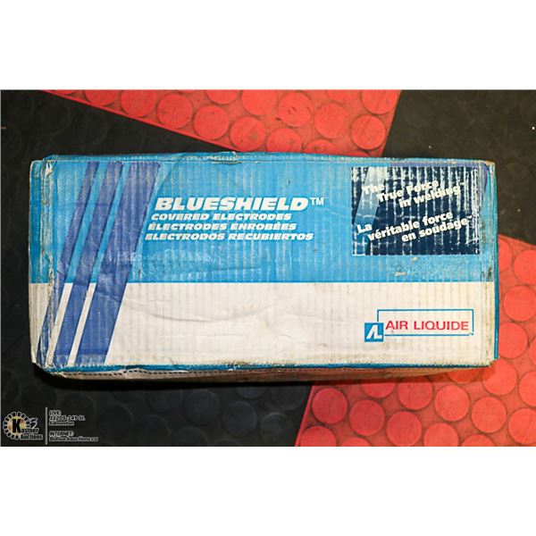 BOX OF BLUE SHIELD WELDING ROD