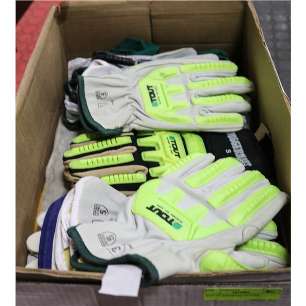BOX OF ASSORTED GLOVES
