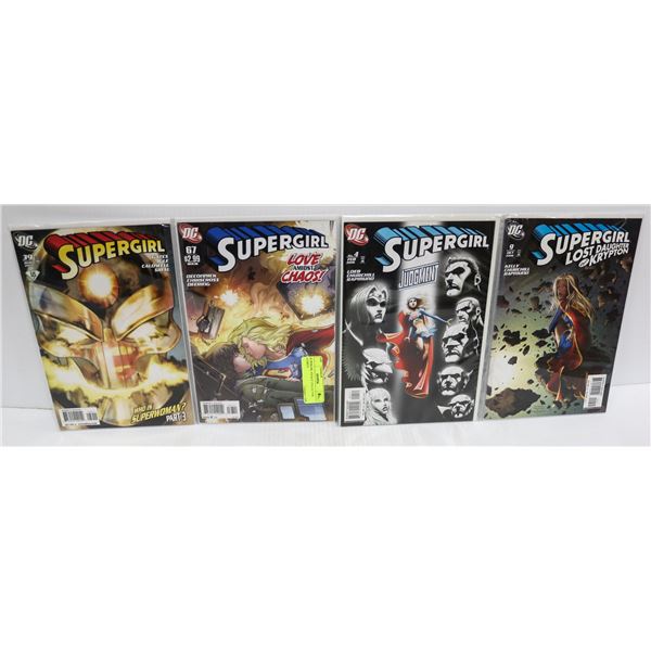 SUPERGIRL #39, 67, 4 & 9 COLLECTOR COMICS
