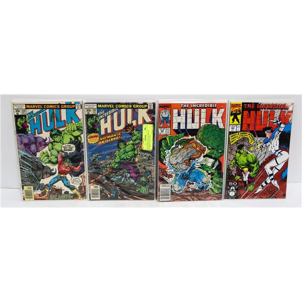 INCREDIBLE HULK #218  219, 342 & 386 CLASSIC
