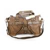 Image 1 : BROWN LEATHER PURSE WITH SHOULDER STRAP