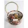 Image 1 : HAT BOX WITH MISC TOYS