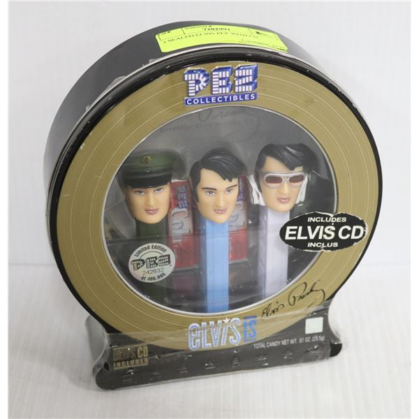 3 SEALED ELVIS PEZ DISPENSER WITH CD