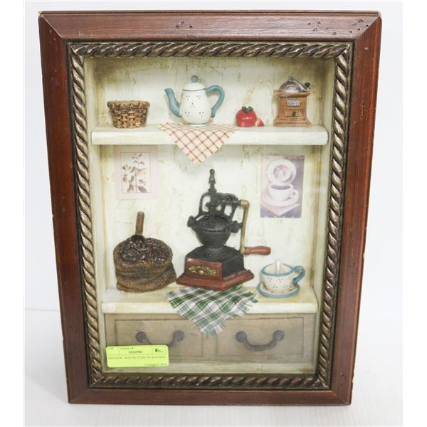 SHADOW  BOX PICTURE OF KITCHEN