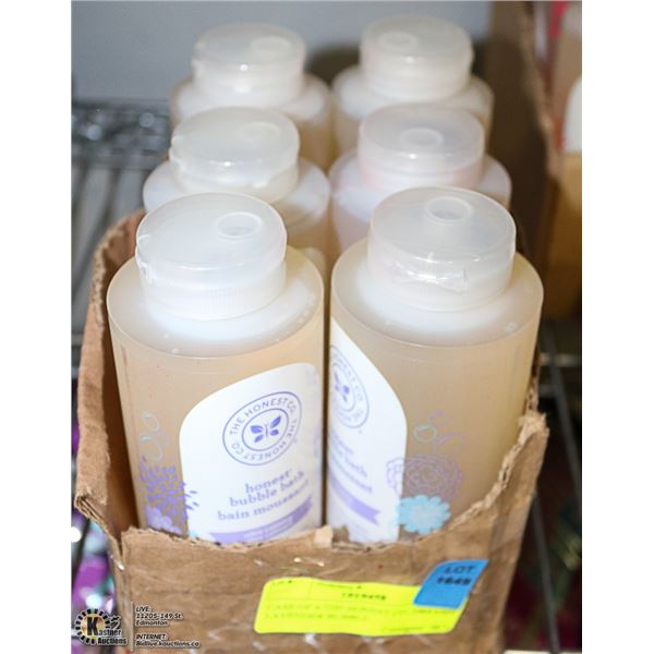 CASE OF 6 THE HONEST CO. DREAMY LAVENDER BUBBLE