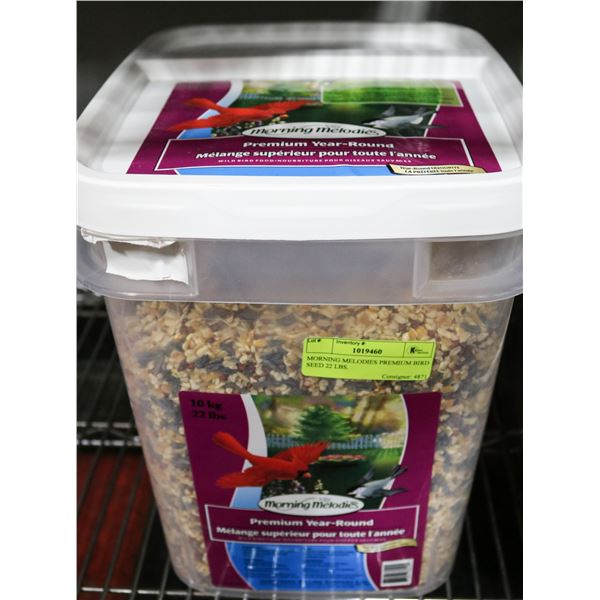 MORNING MELODIES PREMIUM BIRD SEED 22 LBS.