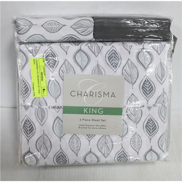 CHARISMA 6 PC BEDDING SET SIZE: KING