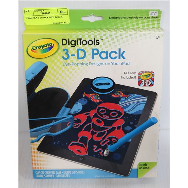 CRAYOLA 3-D PACK DIGI TOOLS