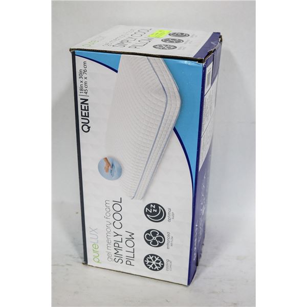 PURELUX GEL MEMORY FOAM SIMPLY COOL PILLOW