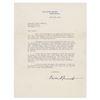 Image 3 : Franklin D. Roosevelt (3) Typed Letters Signed